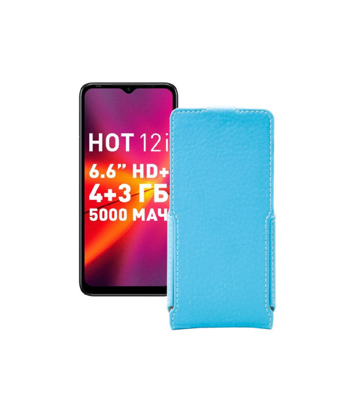 Чохол-флип з екошкіри для телефону Infinix Hot 12i