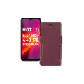 Чохол-книжка з екошкіри для телефону Infinix Hot 12i