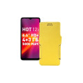 Чохол-книжка з екошкіри для телефону Infinix Hot 12i