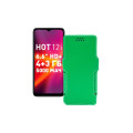 Чохол-книжка з екошкіри для телефону Infinix Hot 12i