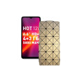 Чохол-флип з екошкіри для телефону Infinix Hot 12i