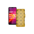 Чохол-книжка з екошкіри для телефону Infinix Hot 12i