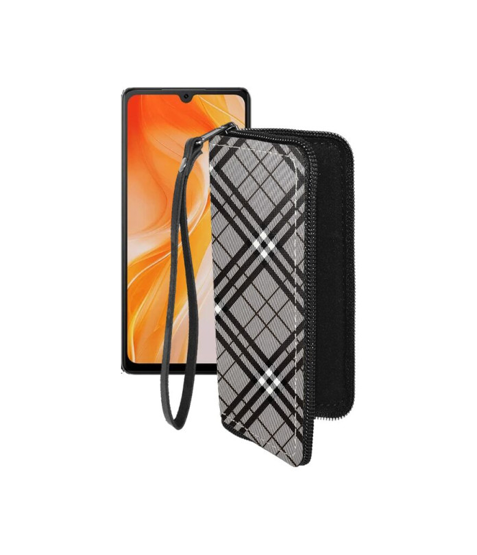 Чохол-гаманець з екошкіри для телефону Cubot P90