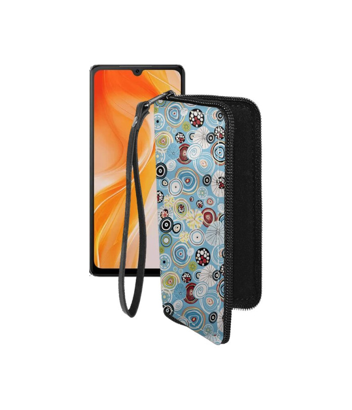 Чохол-гаманець з екошкіри для телефону Cubot P90