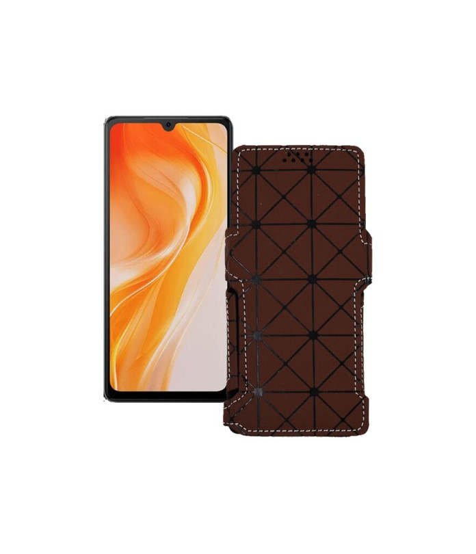 Чохол-книжка з екошкіри для телефону Cubot P90