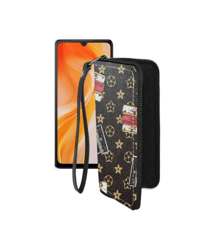 Чохол-гаманець з екошкіри для телефону Cubot P90