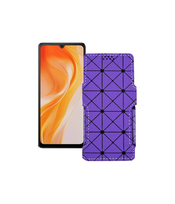 Чохол-книжка з екошкіри для телефону Cubot P90