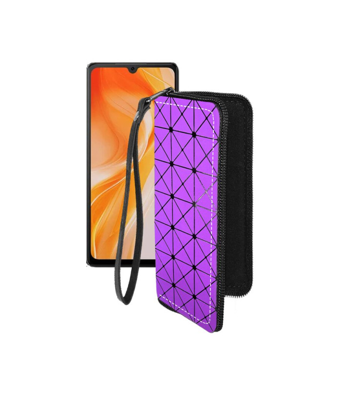 Чохол-гаманець з екошкіри для телефону Cubot P90