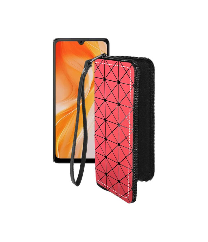 Чохол-гаманець з екошкіри для телефону Cubot P90