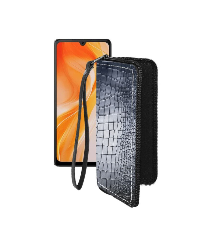 Чохол-гаманець з екошкіри для телефону Cubot P90