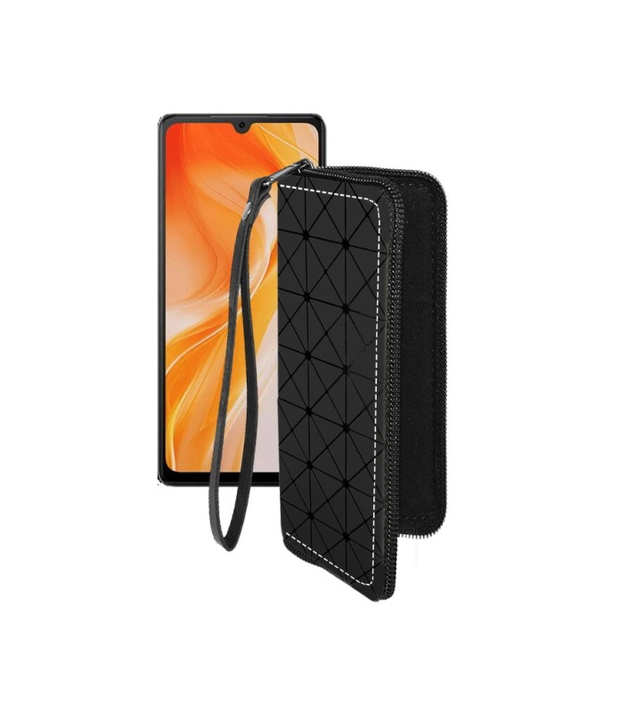 Чохол-гаманець з екошкіри для телефону Cubot P90