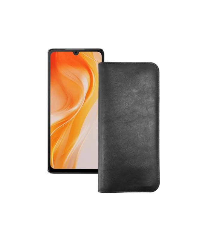 Портмоне з шкіри для телефону Cubot P90