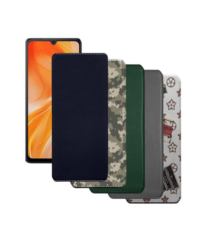 Накладка з екошкіри для телефону Cubot P90