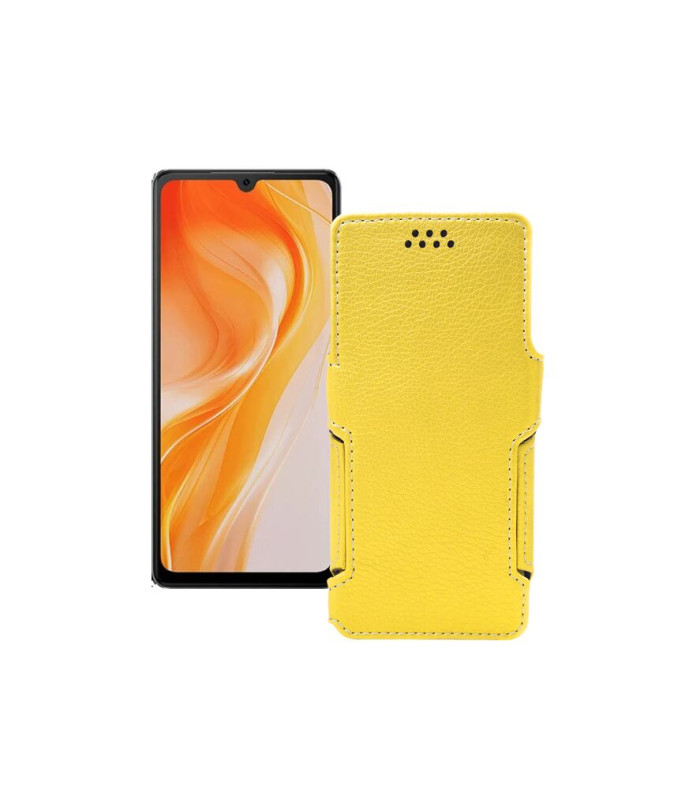 Чохол-книжка з екошкіри для телефону Cubot P90