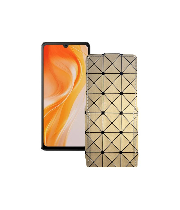 Чохол-флип з екошкіри для телефону Cubot P90