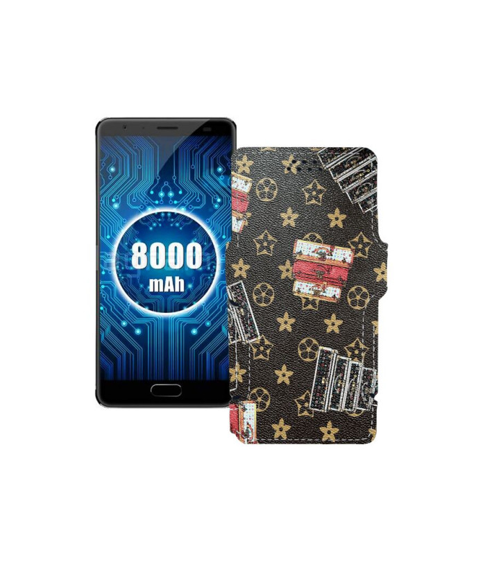 Чохол-книжка з екошкіри для телефону Oukitel K8000