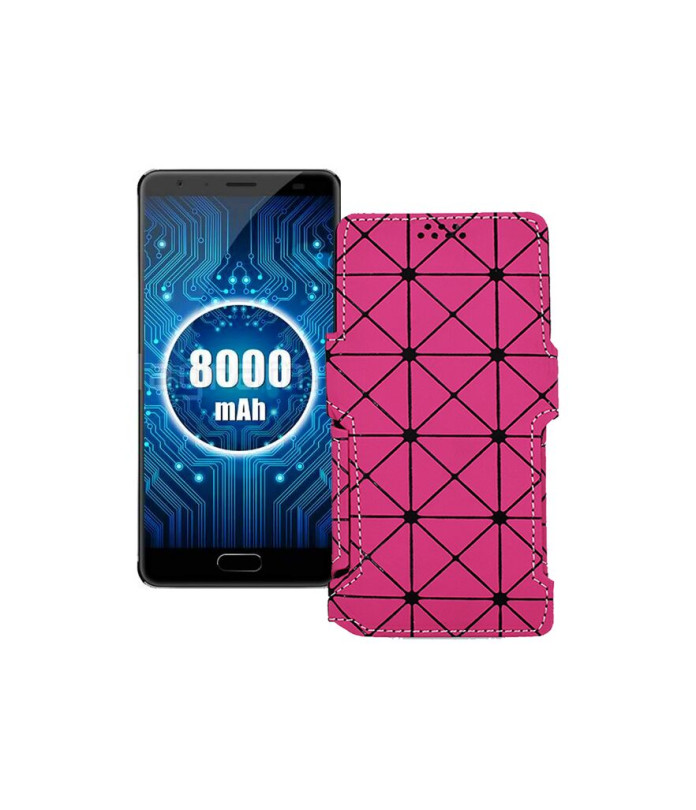 Чохол-книжка з екошкіри для телефону Oukitel K8000