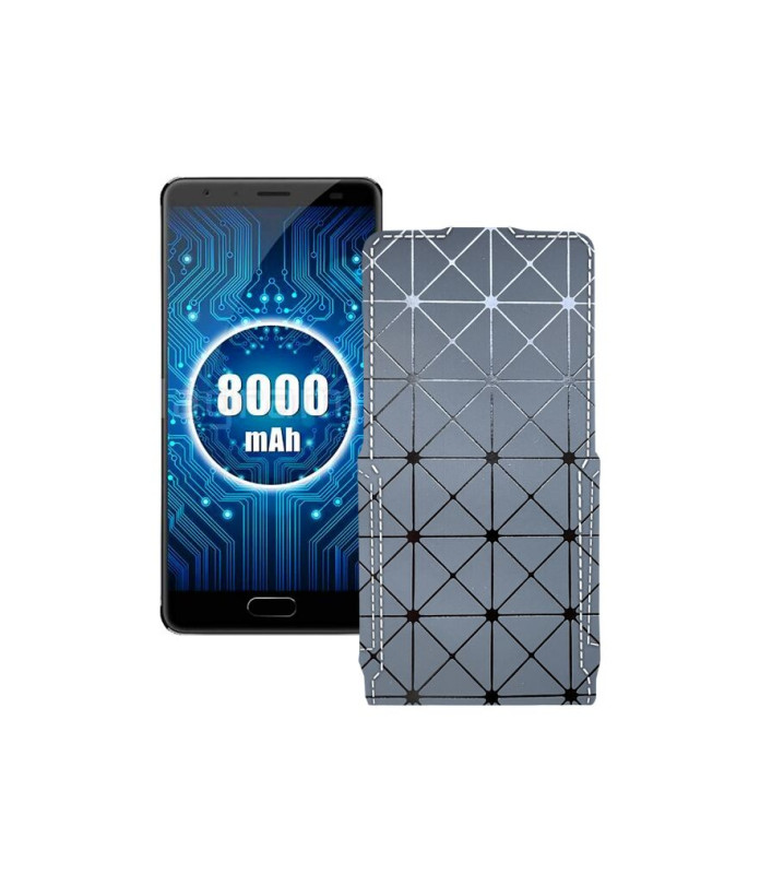 Чохол-флип з екошкіри для телефону Oukitel K8000