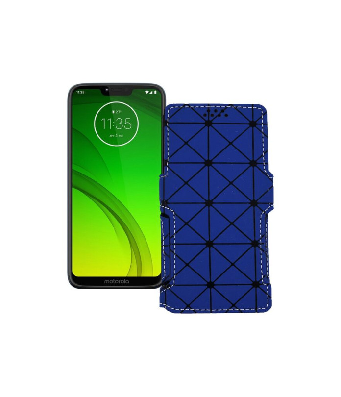 Чохол-книжка з екошкіри для телефону Motorola Moto G7 Play