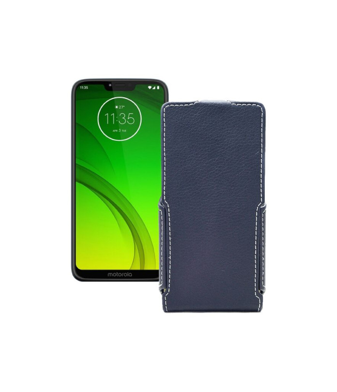 Чохол-флип з екошкіри для телефону Motorola Moto G7 Play