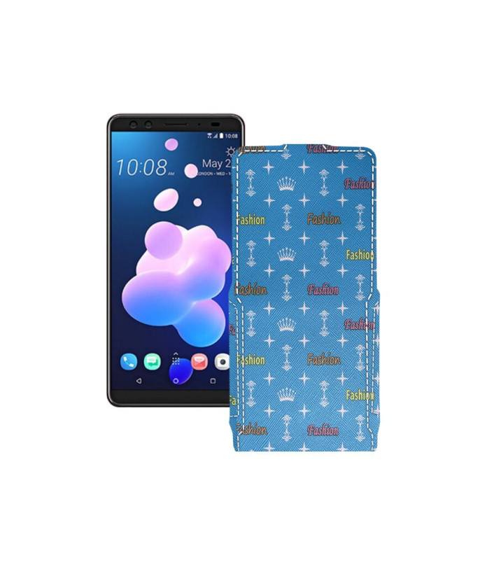 Чохол-флип з екошкіри для телефону HTC U12 Plus