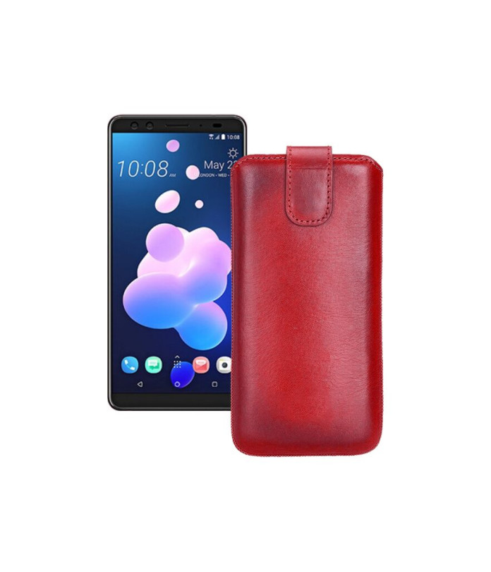 Витяжка зі шкіри для телефону HTC U12 Plus