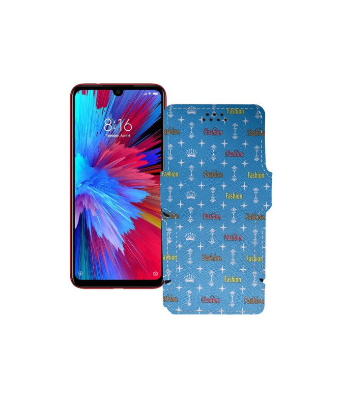 Чохол-книжка з екошкіри для телефону Xiaomi Redmi Note 7