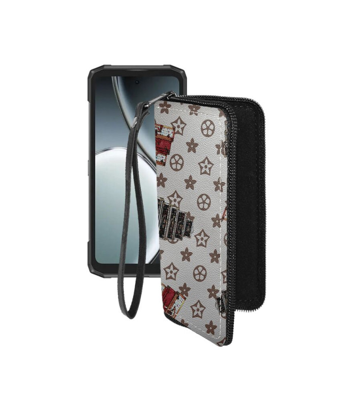 Чохол-гаманець з екошкіри для телефону Doogee Blade20 Ultra