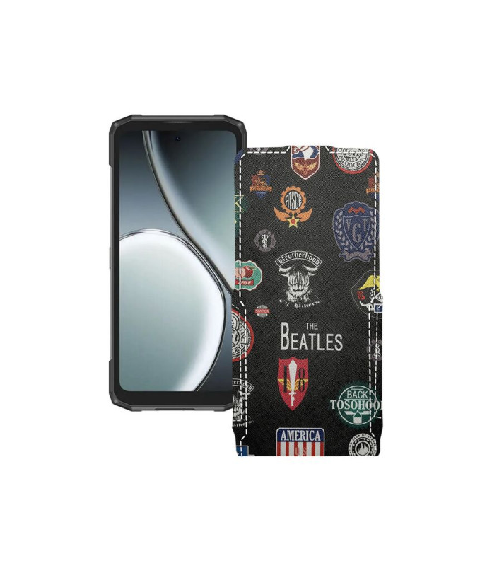 Чохол-флип з екошкіри для телефону Doogee Blade20 Ultra