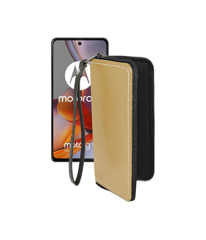 Чохол-гаманець з екошкіри для телефону Motorola Moto G75 5G