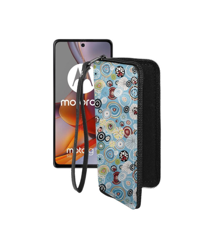 Чохол-гаманець з екошкіри для телефону Motorola Moto G75 5G