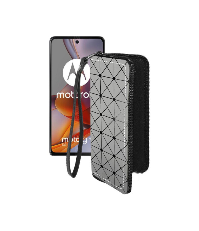 Чохол-гаманець з екошкіри для телефону Motorola Moto G75 5G