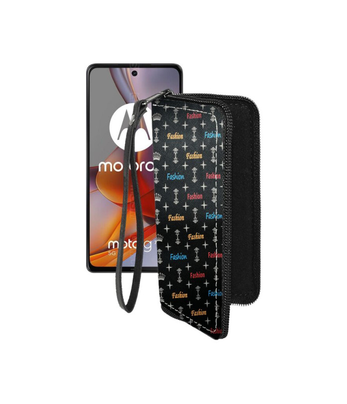Чохол-гаманець з екошкіри для телефону Motorola Moto G75 5G
