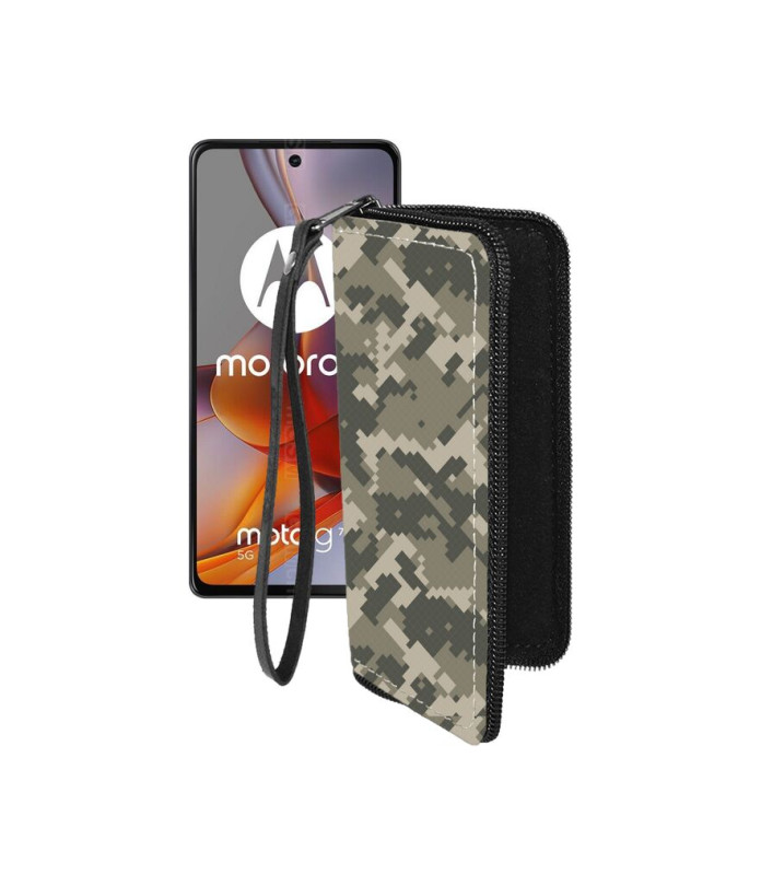 Чохол-гаманець з екошкіри для телефону Motorola Moto G75 5G