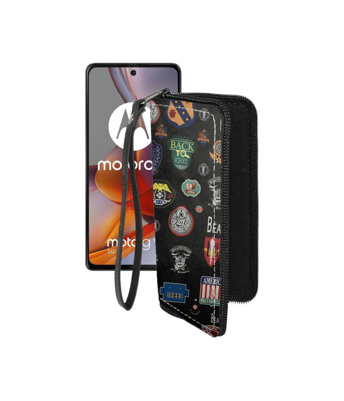 Чохол-гаманець з екошкіри для телефону Motorola Moto G75 5G