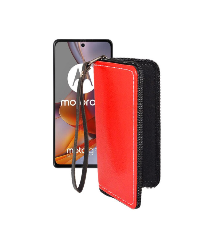Чохол-гаманець з екошкіри для телефону Motorola Moto G75 5G