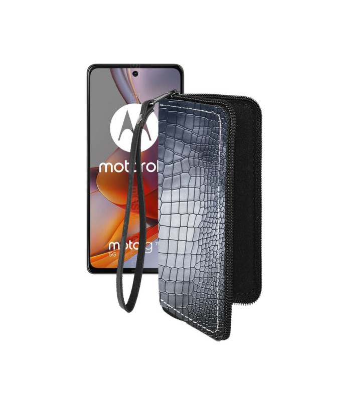 Чохол-гаманець з екошкіри для телефону Motorola Moto G75 5G