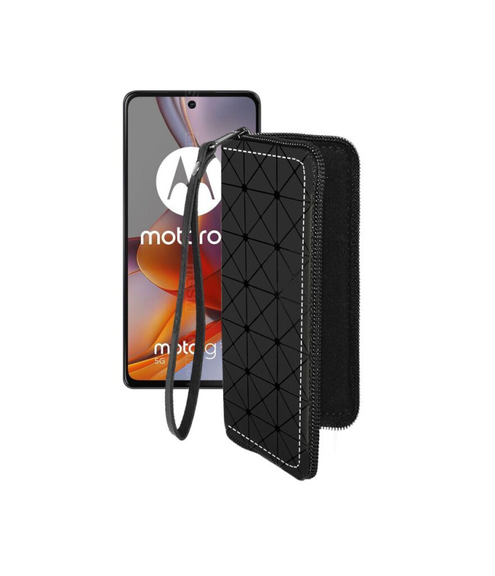 Чохол-гаманець з екошкіри для телефону Motorola Moto G75 5G