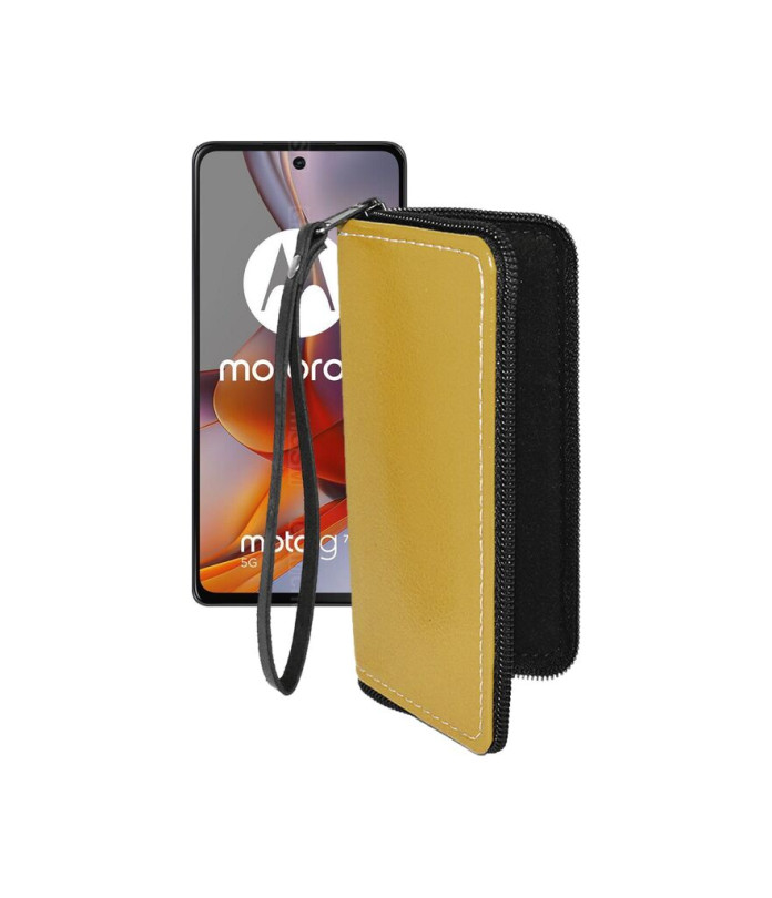 Чохол-гаманець з екошкіри для телефону Motorola Moto G75 5G