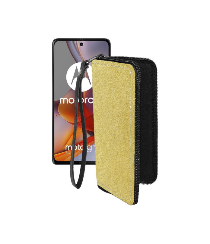 Чохол-гаманець з екошкіри для телефону Motorola Moto G75 5G
