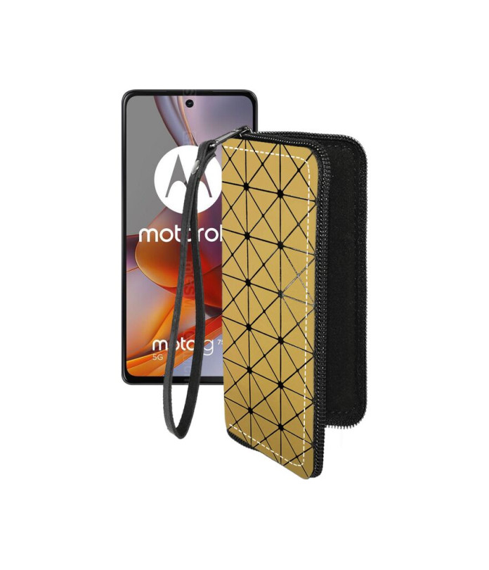 Чохол-гаманець з екошкіри для телефону Motorola Moto G75 5G