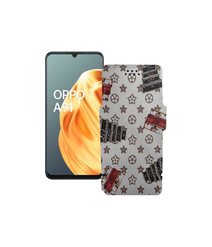 Чохол-книжка з екошкіри для телефону OPPO A91