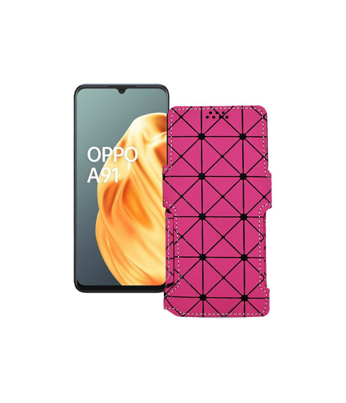 Чохол-книжка з екошкіри для телефону OPPO A91