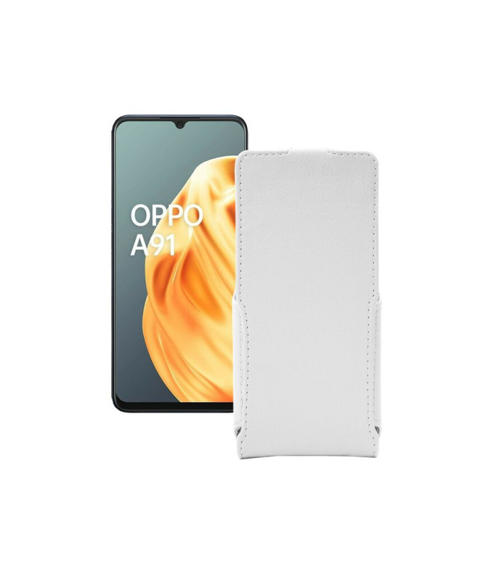 Чохол-флип з екошкіри для телефону OPPO A91