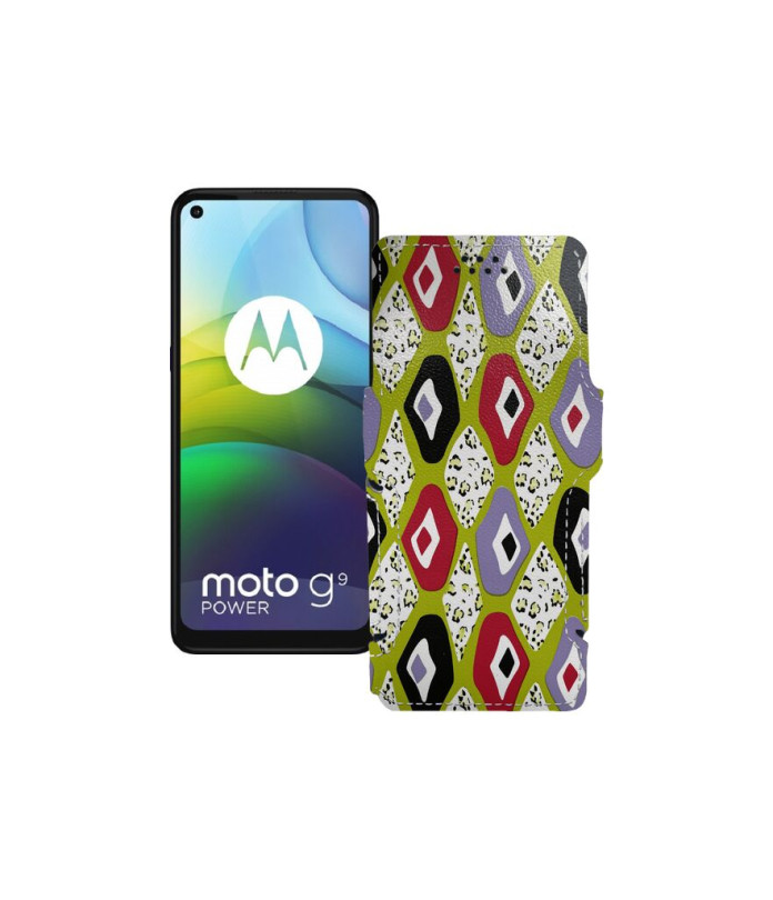 Чохол-книжка з екошкіри для телефону Motorola moto G9 Power