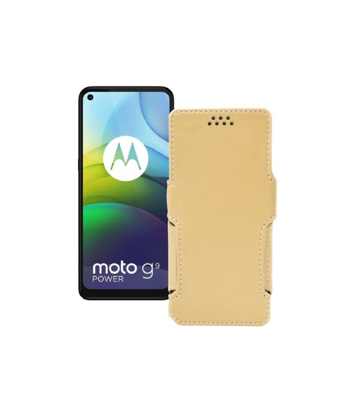 Чохол-книжка з екошкіри для телефону Motorola moto G9 Power