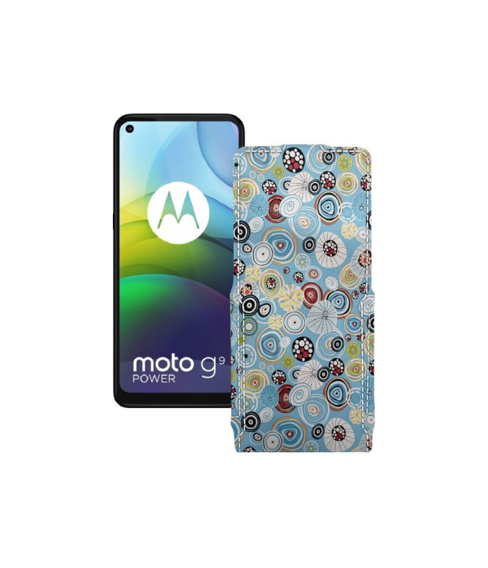 Чохол-флип з екошкіри для телефону Motorola moto G9 Power