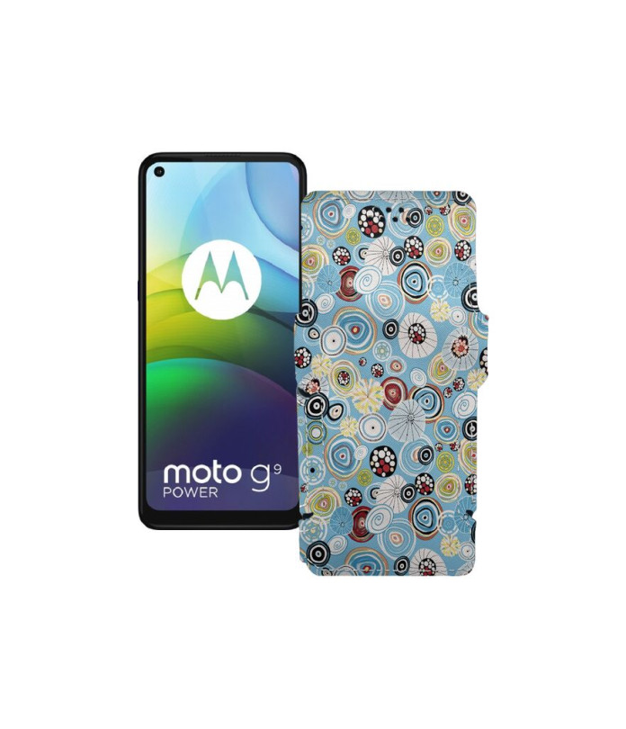 Чохол-книжка з екошкіри для телефону Motorola moto G9 Power