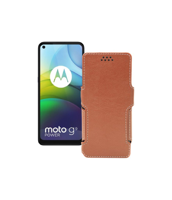 Чохол-книжка з екошкіри для телефону Motorola moto G9 Power