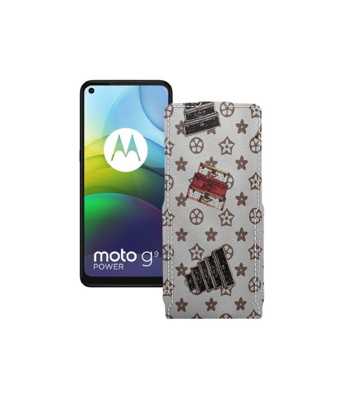 Чохол-флип з екошкіри для телефону Motorola moto G9 Power